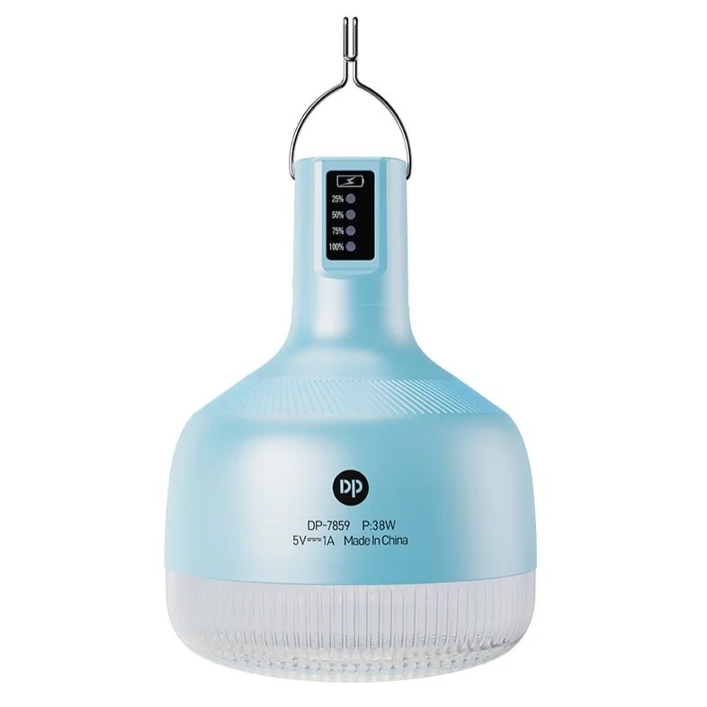چراغ آویز چادر دی پی مدل شارژی 38 وات dp 7859 با نور مهتابی